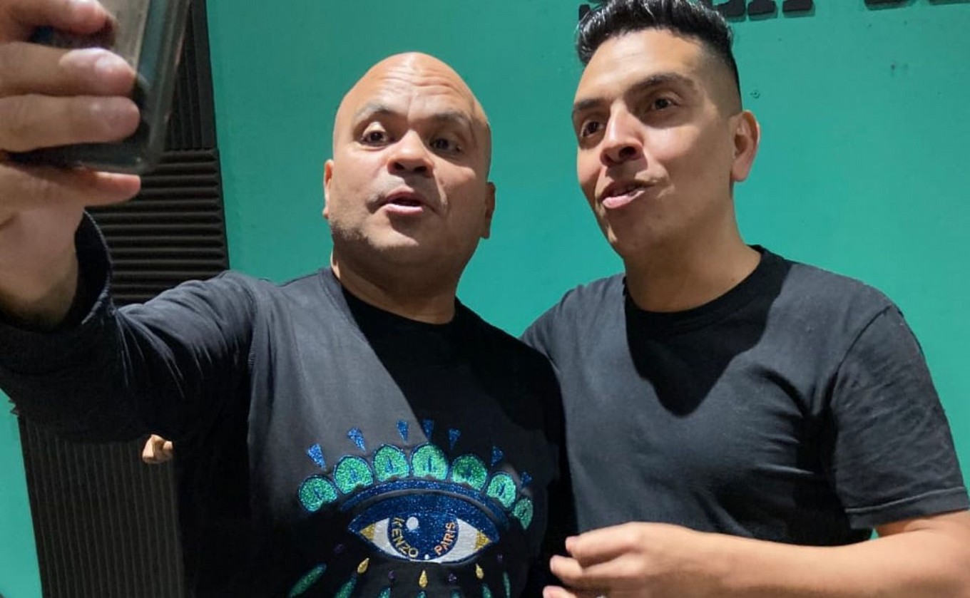 FOTO: Cuarteto Solidario: The Monkey y la banda del Turco Nadir tocaron juntos 