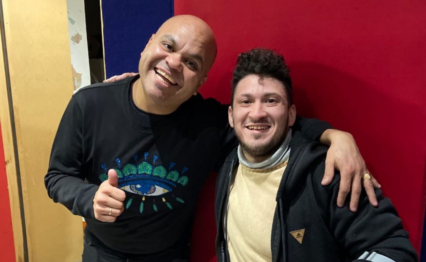 FOTO: Cuarteto Solidario: The Monkey y la banda del Turco Nadir tocaron juntos 