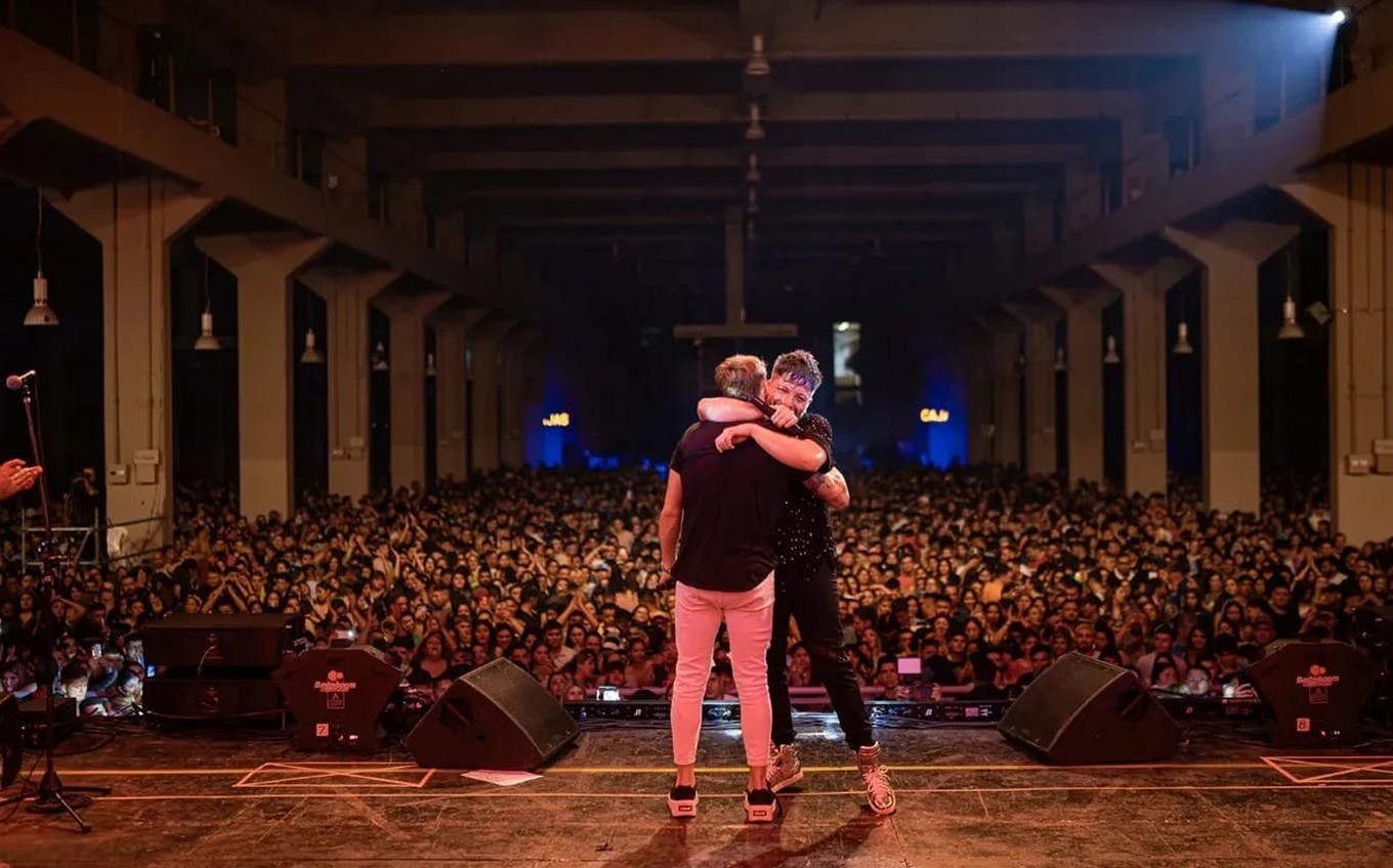FOTO: La Konga se sumó a la Primavera más Cuartetera junto a Damián Córdoba 