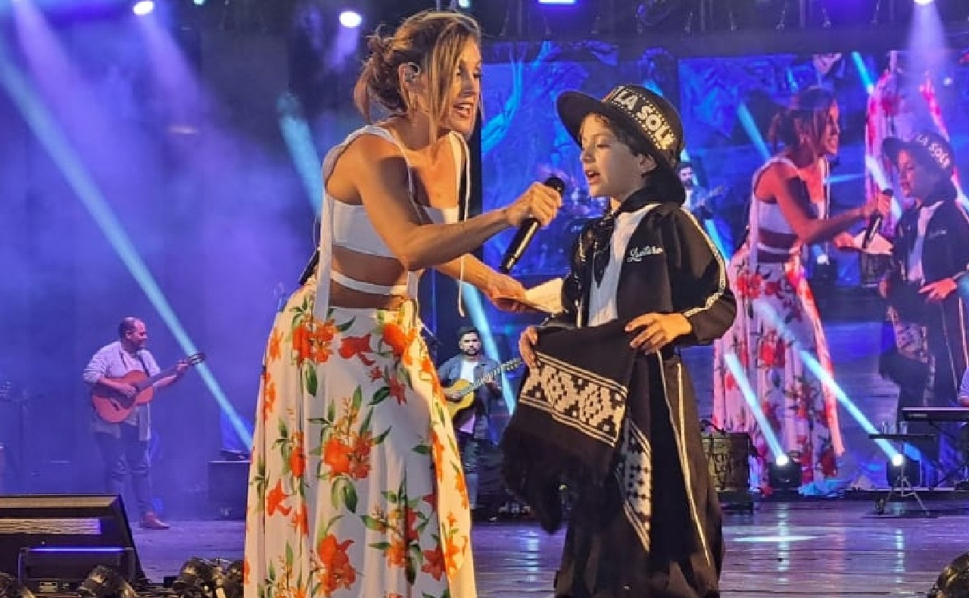 FOTO: Soledad, en el Festival del Chamamé.
