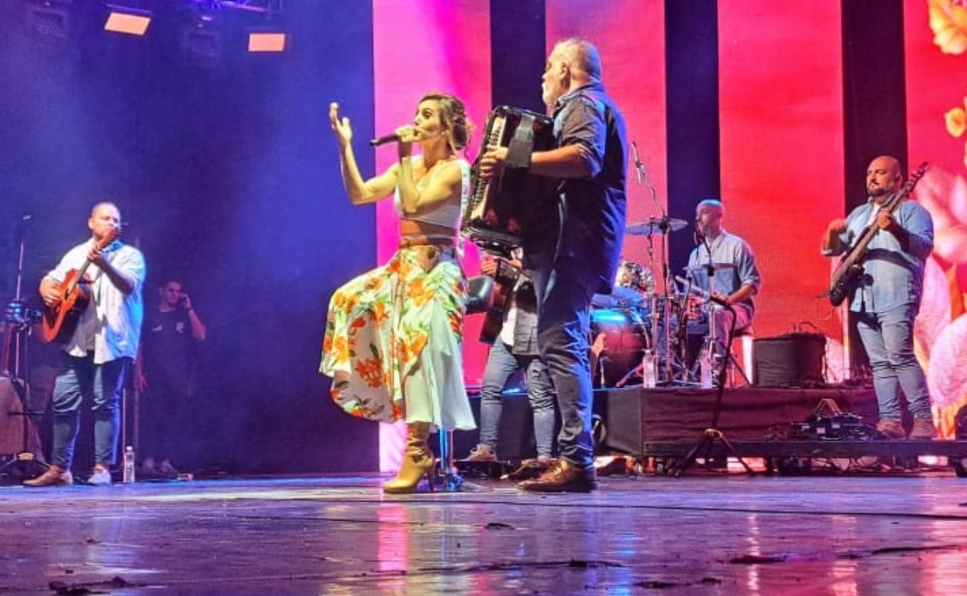 FOTO: Soledad tuvo una presentación memorable en Corrientes