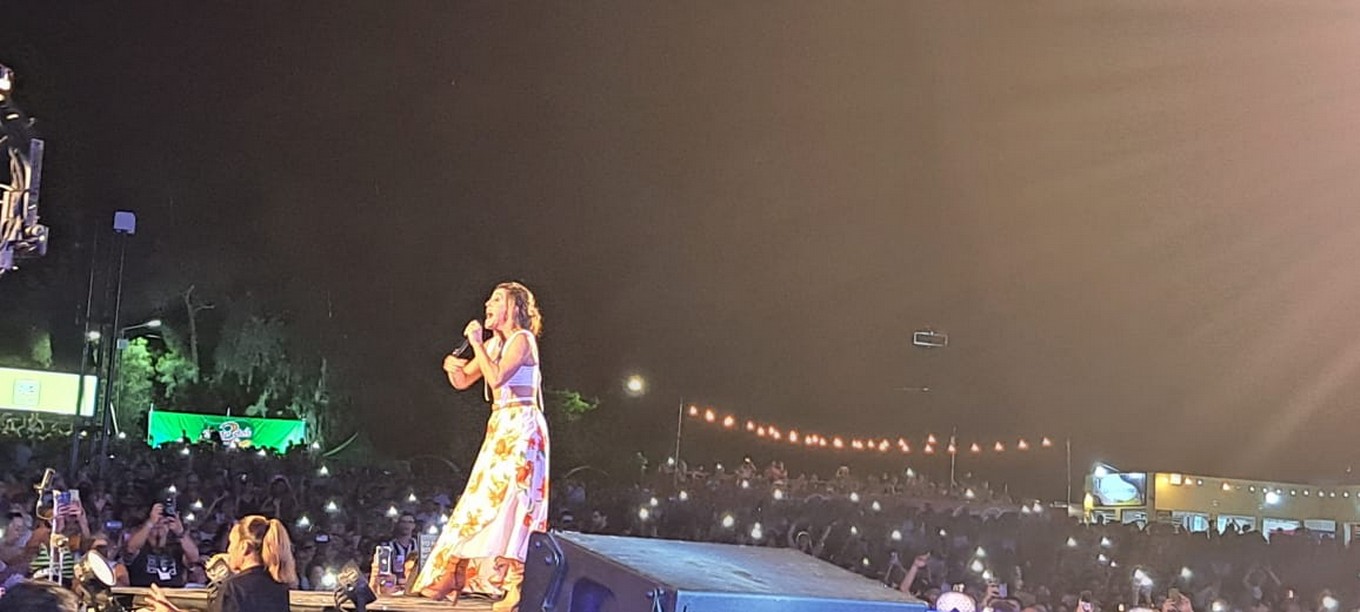 FOTO: Soledad tuvo una presentación memorable en Corrientes