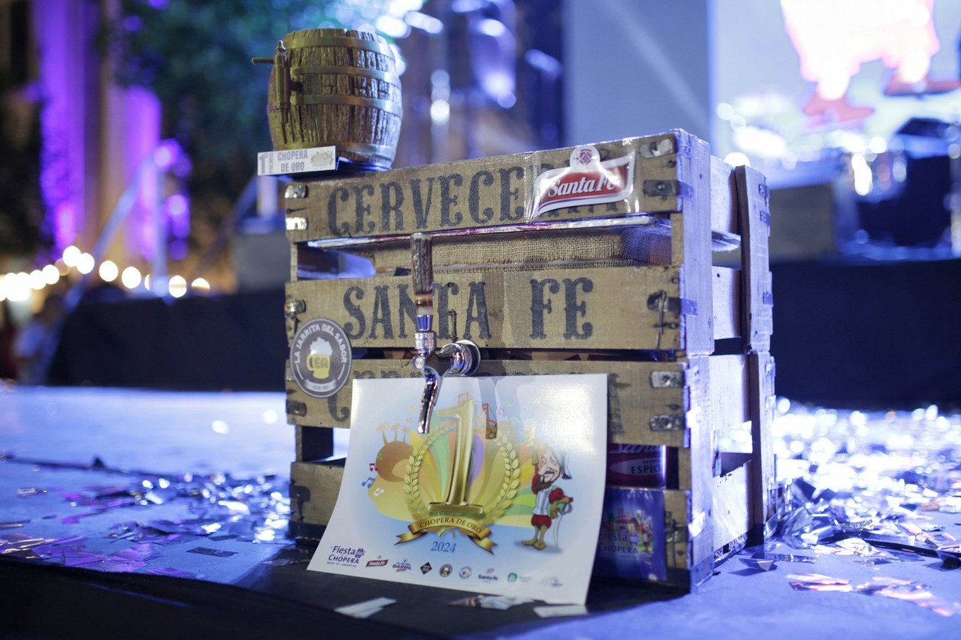 FOTO: Mumi Yadanza visitó la Fiesta de la Cerveza en Santa Fe 