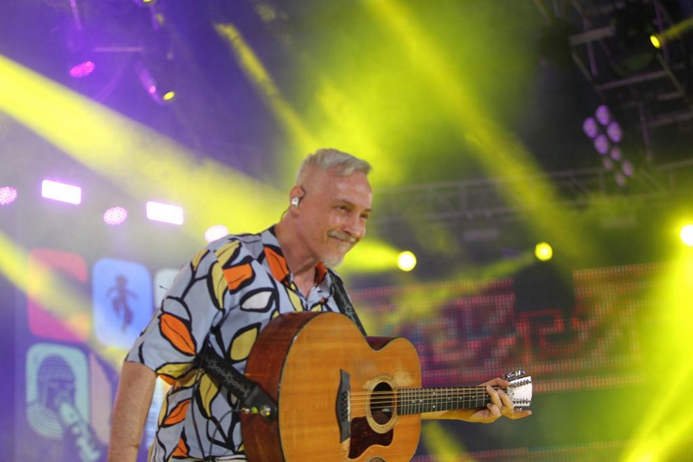 FOTO: Raly Barrionuevo, en la cuarta luna del Festival de Folklore de Cosquín.