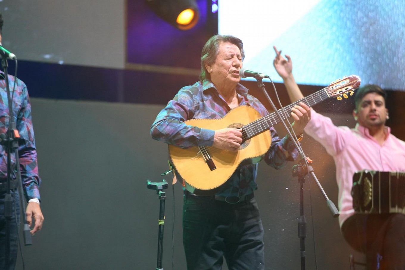 FOTO: Los Carabajal, en la quinta luna en Cosquín.