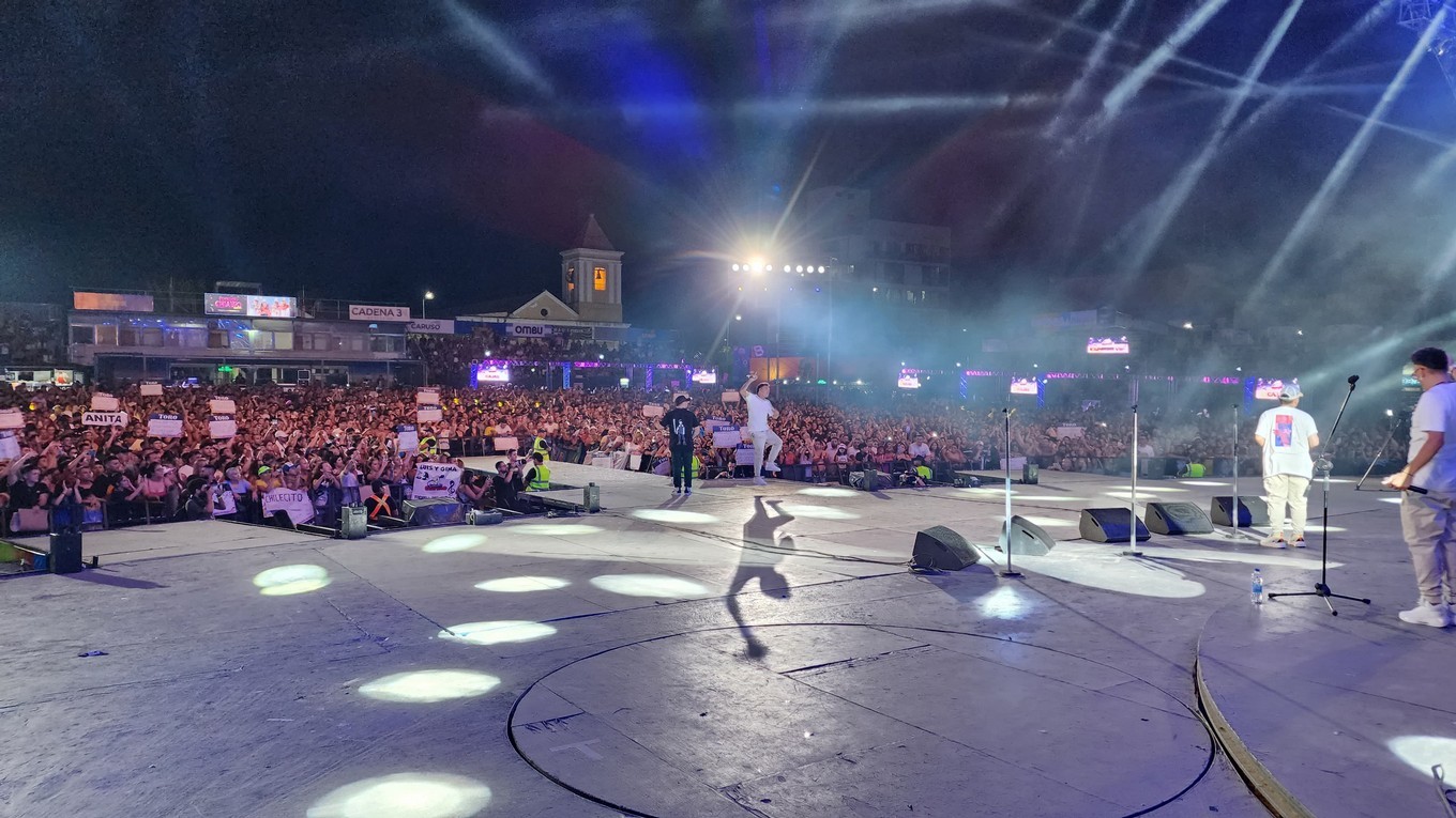 FOTO: Primera velada del Cosquín Cuarteto. 
