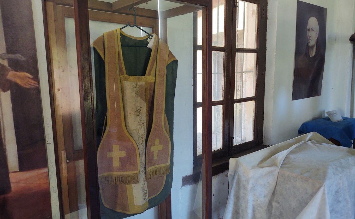 FOTO: Lucas Correa visitó el Museo Histórico y Religioso Fray Ermete Costanzi