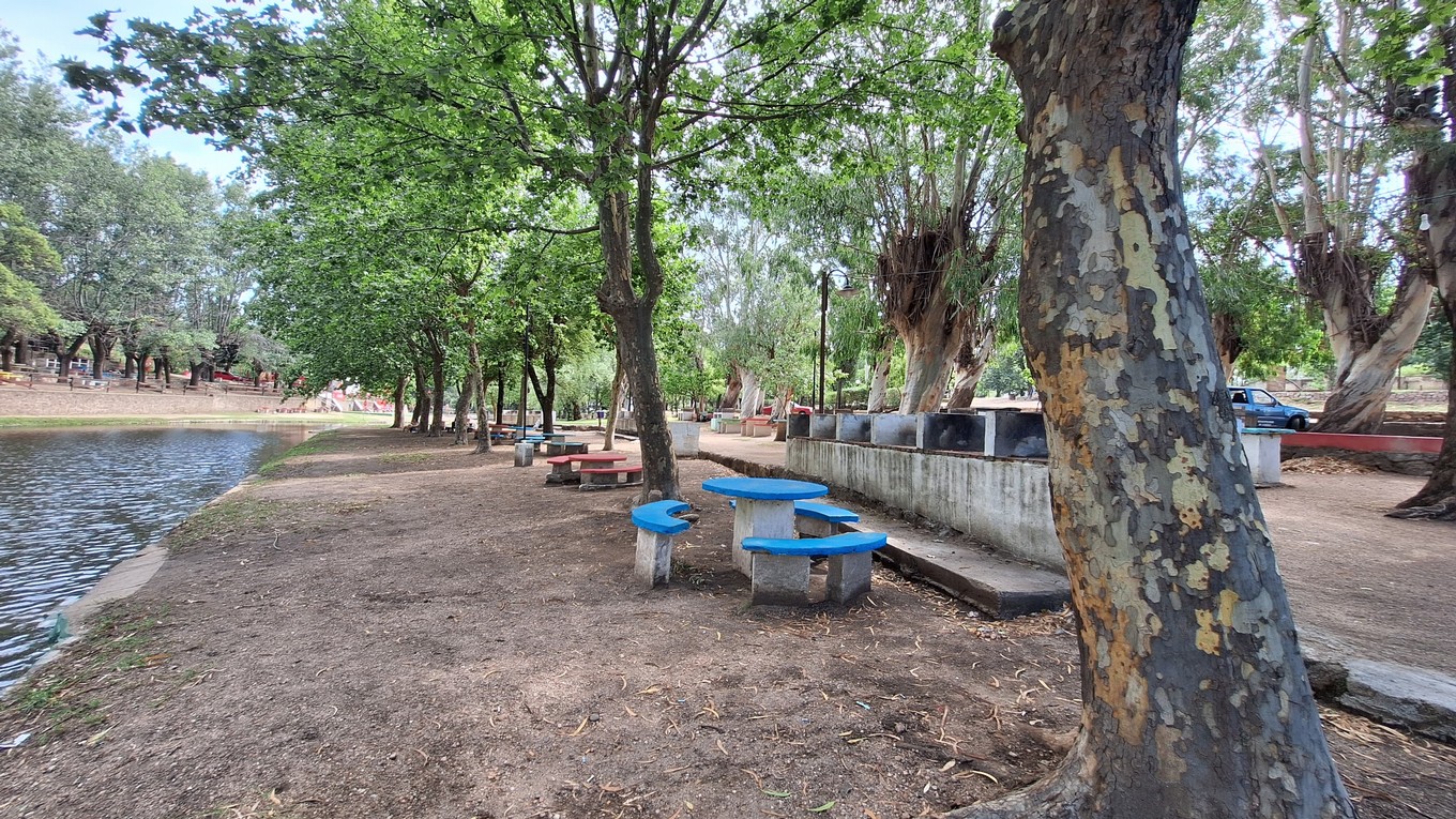 FOTO: El balneario municipal de Achiras. 