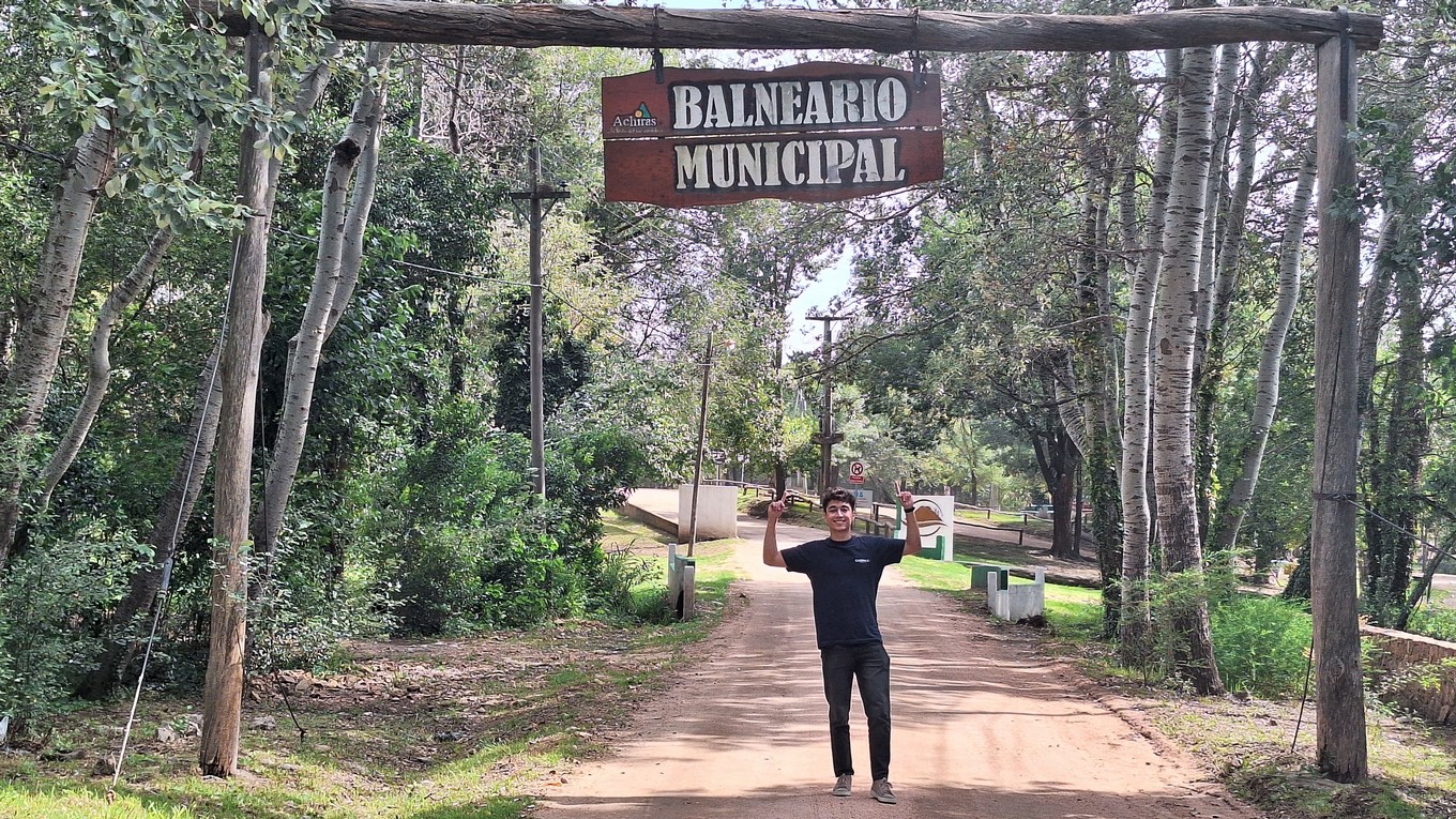 FOTO: El balneario municipal de Achiras. 