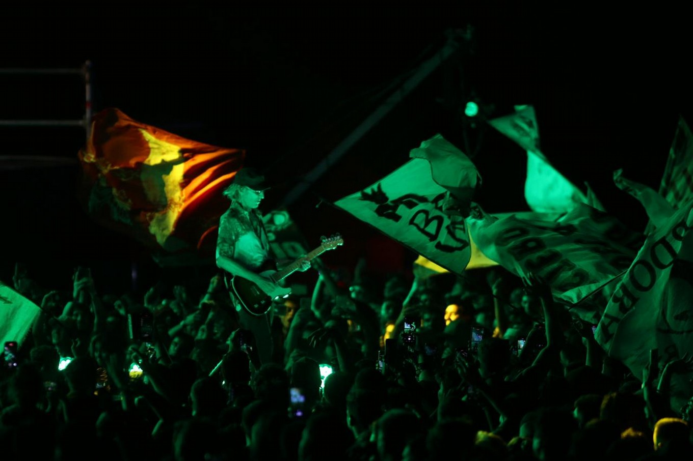 FOTO: Divididos fue una aplanadora en el escenario principal del Cosquín 2024.