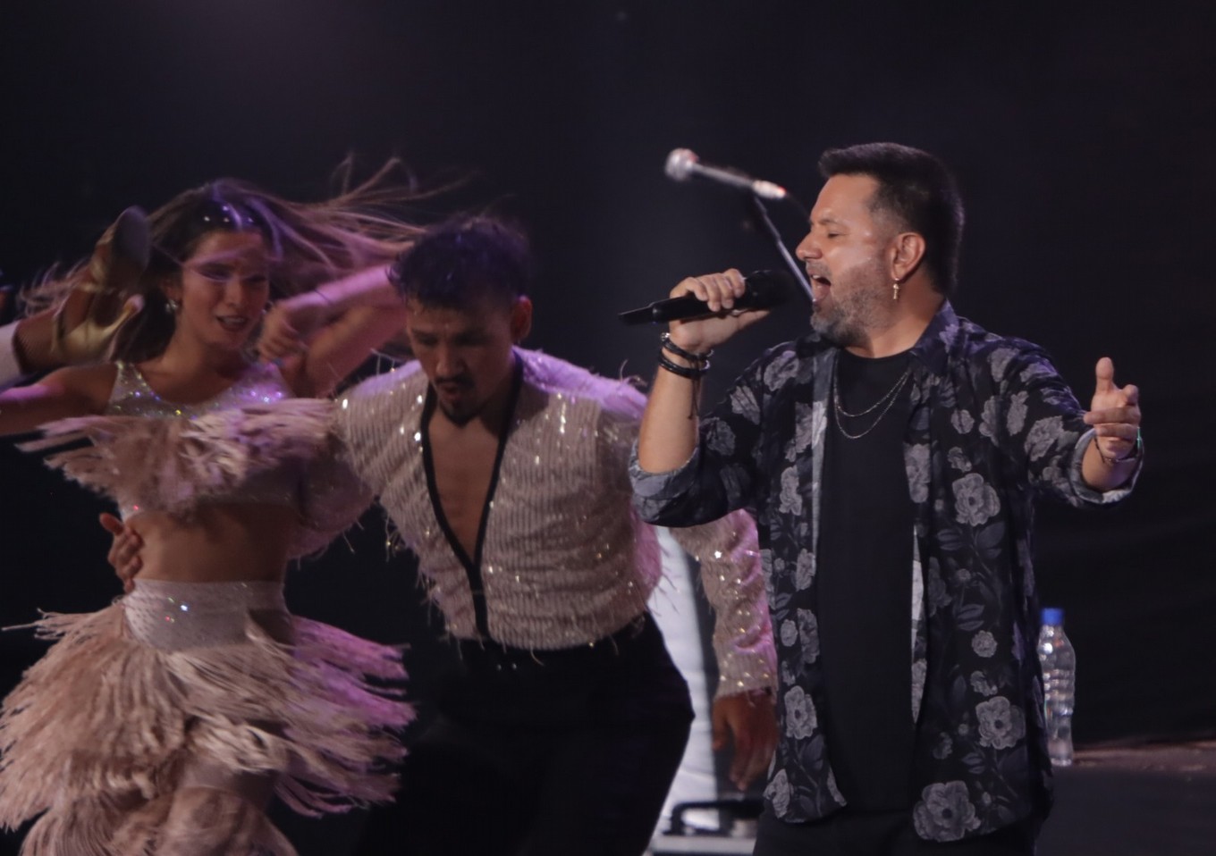 FOTO: Grandes figuras del folclore y la cumbia en el cierre de Villa María.
