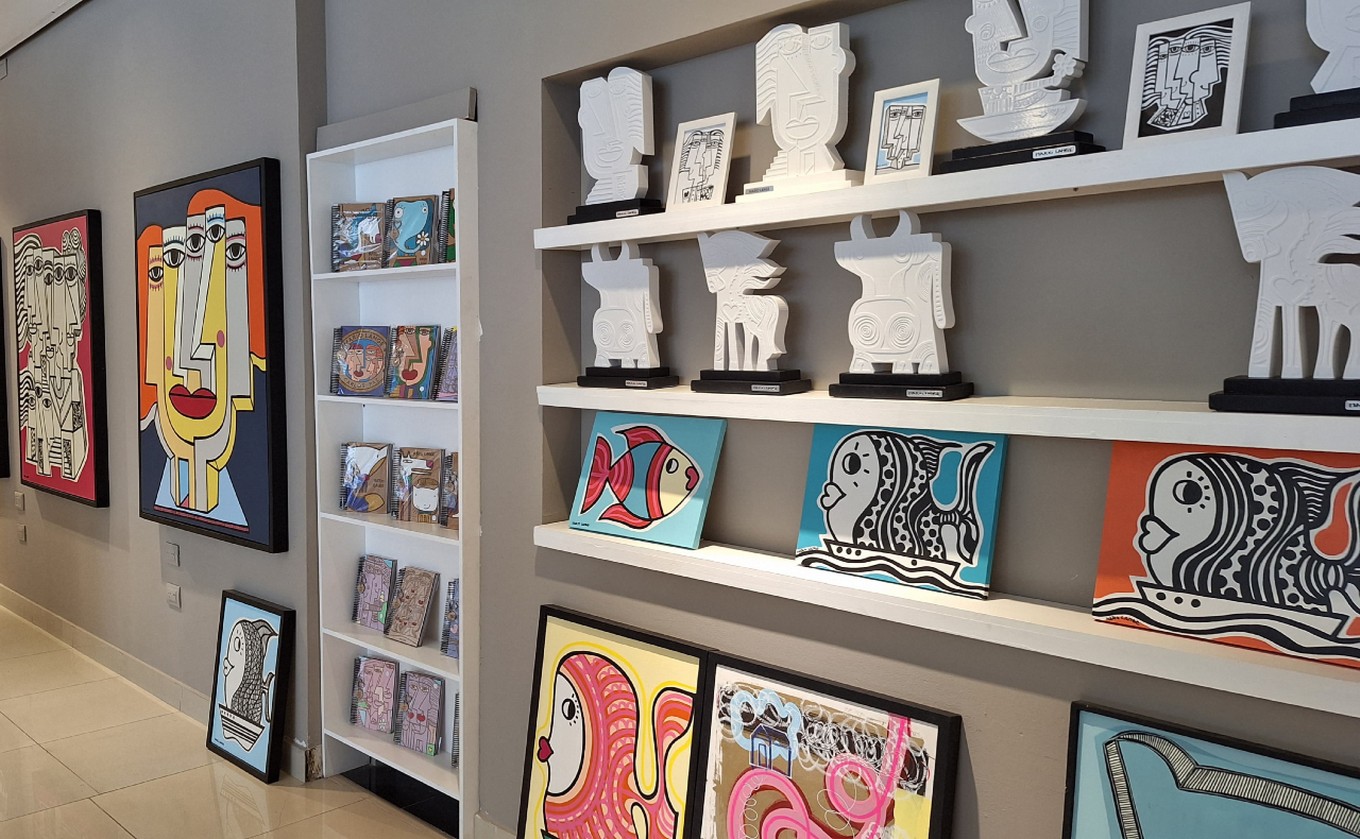 FOTO: La galería de arte de Mario Lange, un espacio cultural sublime en Carlos Paz.