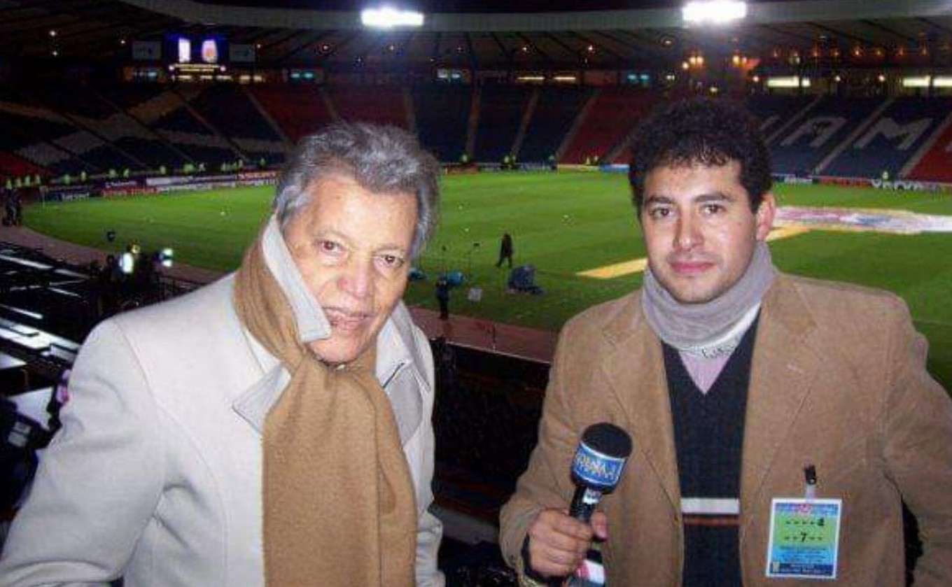FOTO: Víctor Brizuela junto a Osvaldo Wehbe (Foto: Gentileza Fino Pizarro)