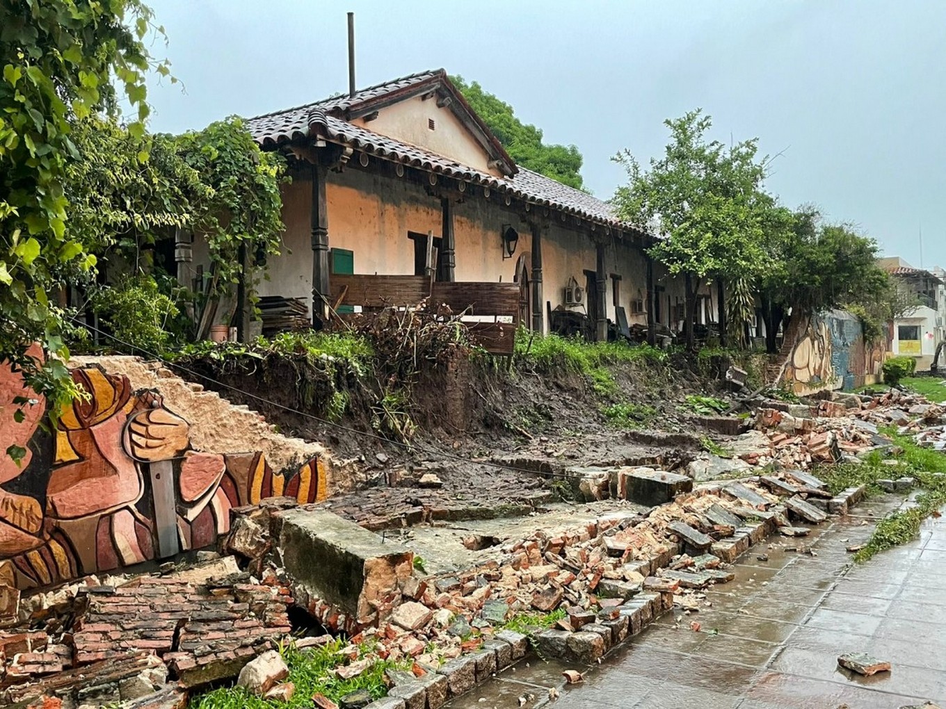 FOTO: Las impactantes imágenes del temporal en Corrientes. 