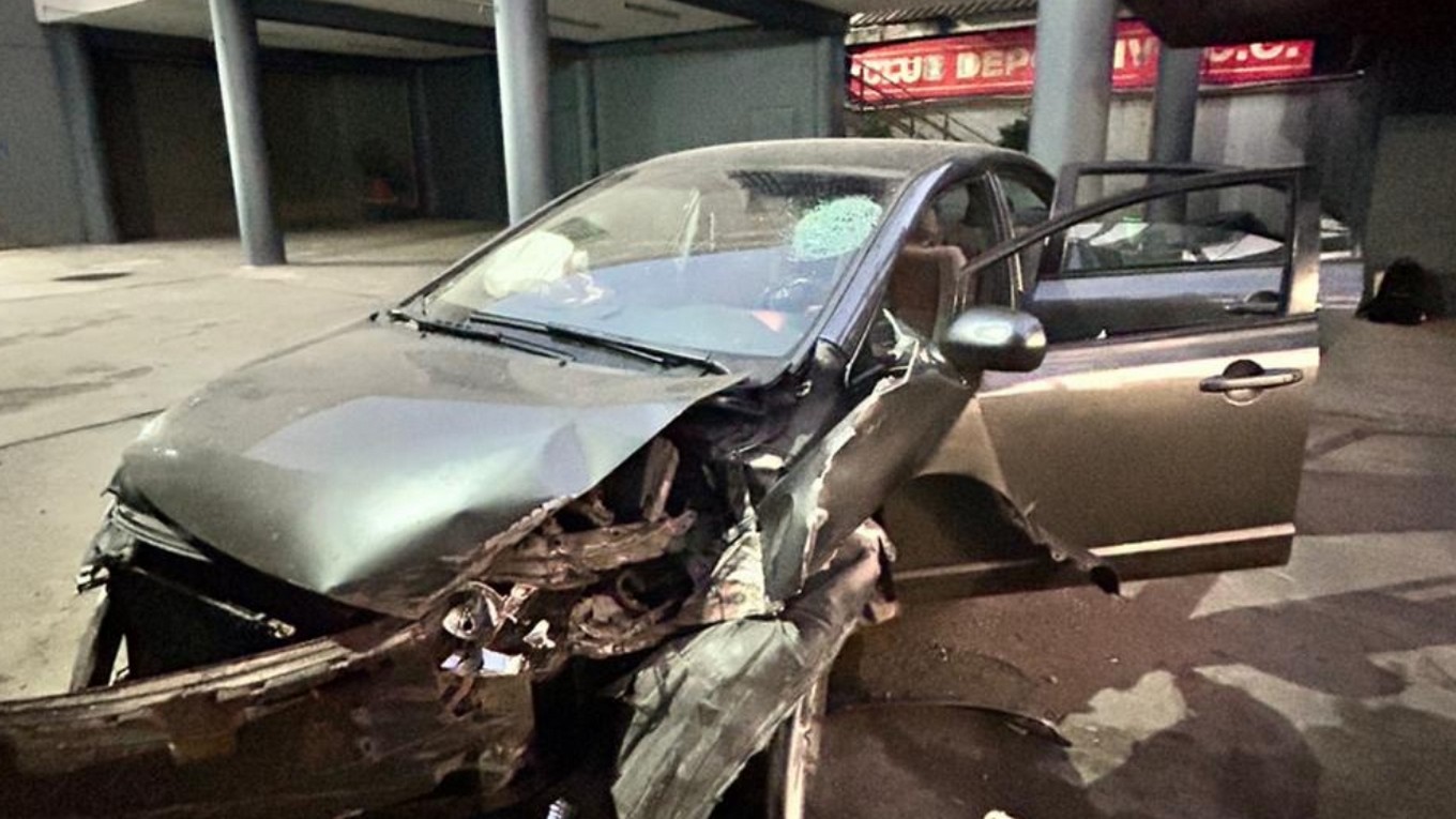 AUDIO: Impresionante accidente en la puerta del club Deportivo Central Córdoba