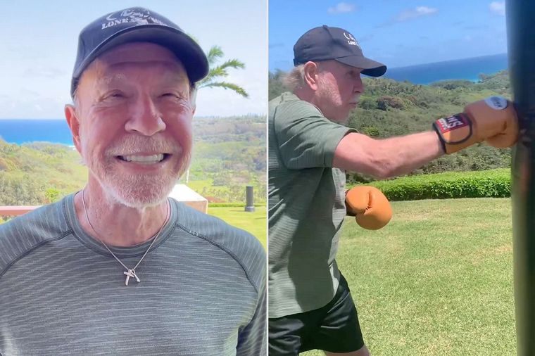 Chuck Norris celebró los 84 años y asegura que se siente de 48 Pasen y Vean Cadena Heat