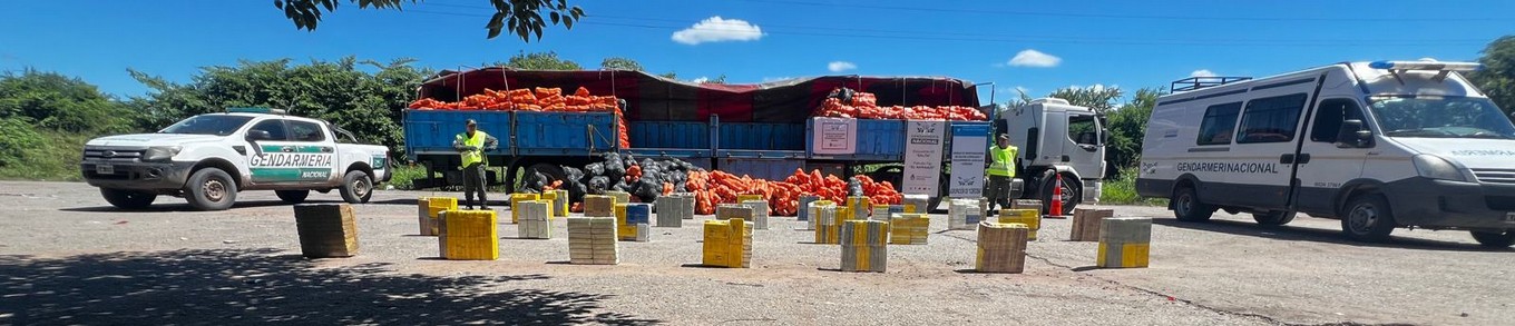 AUDIO: Incautaron 861 kilos de cocaína que iba oculta en zapallos desde Salta hacia Córdoba