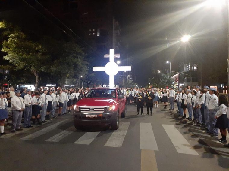 FOTO: La procesión se desarrolla por las calles de la capital cordobesa. 