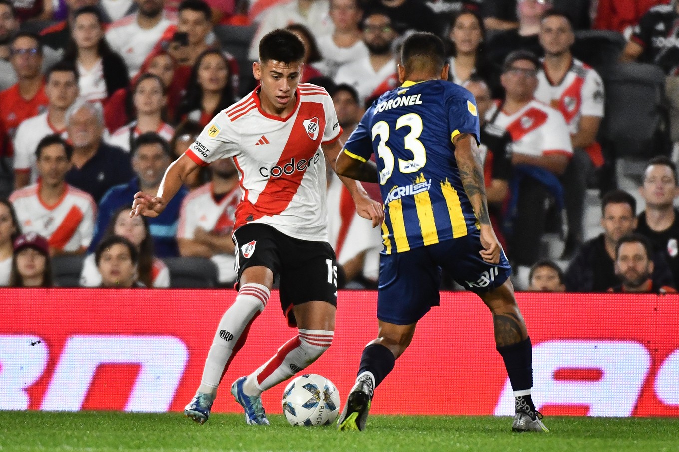 FOTO: Borja anotó dos goles ante Central en el Monumental. (Foto: CARP)