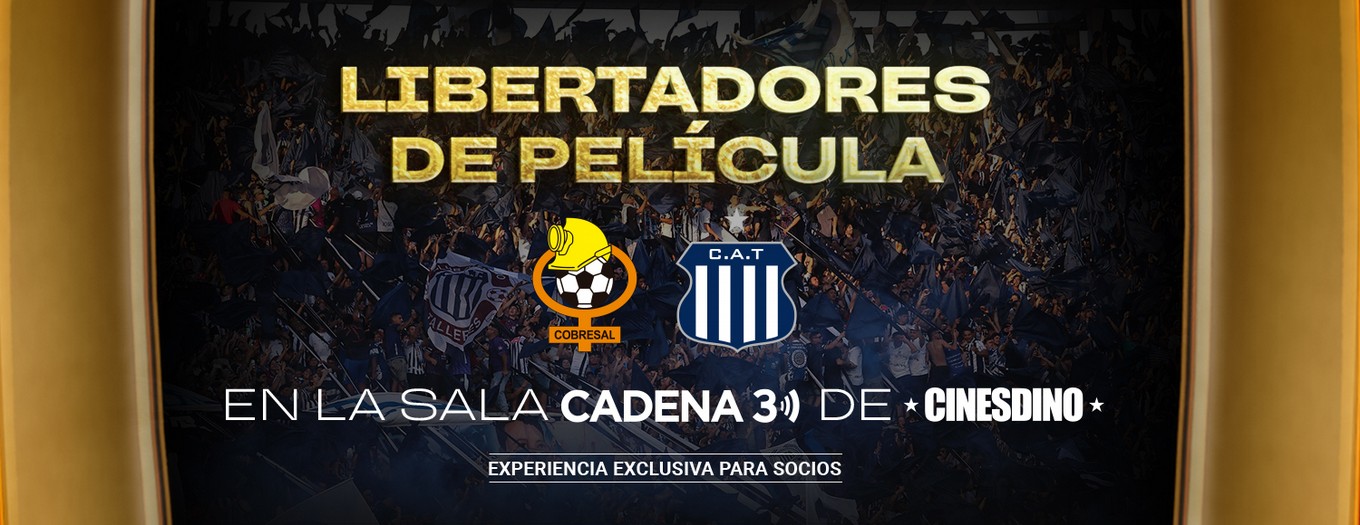FOTO: "Libertadores de película" en el Dino con Cadena 3 y Talleres.