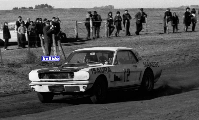 FOTO: Werner ganó por primera vez con su Ford Mustang en La Pampa