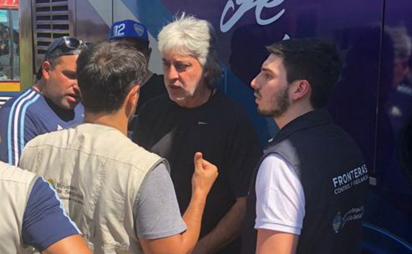FOTO: Mauro Martín y Rafael Di Zeo, líderes de la barrabrava del 