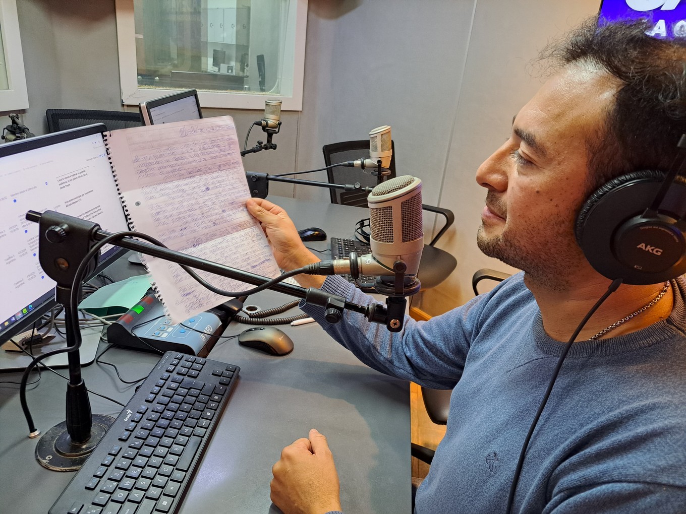 FOTO: Un oyente escribió una emocionante carta para el 