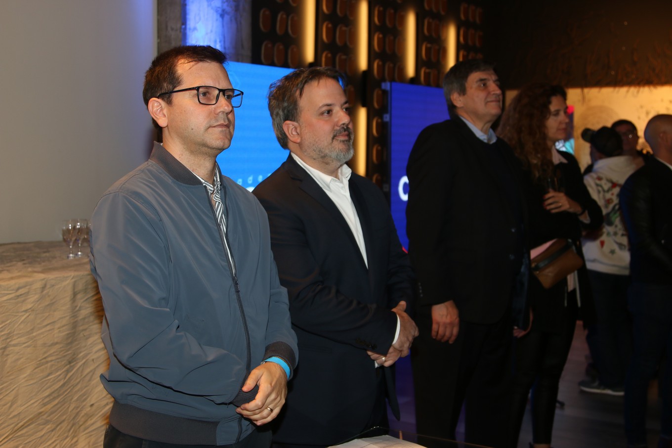 FOTO: Marcos Malbrán (Casa FOA), junto a Guillermo Chialvo (Cadena 3).