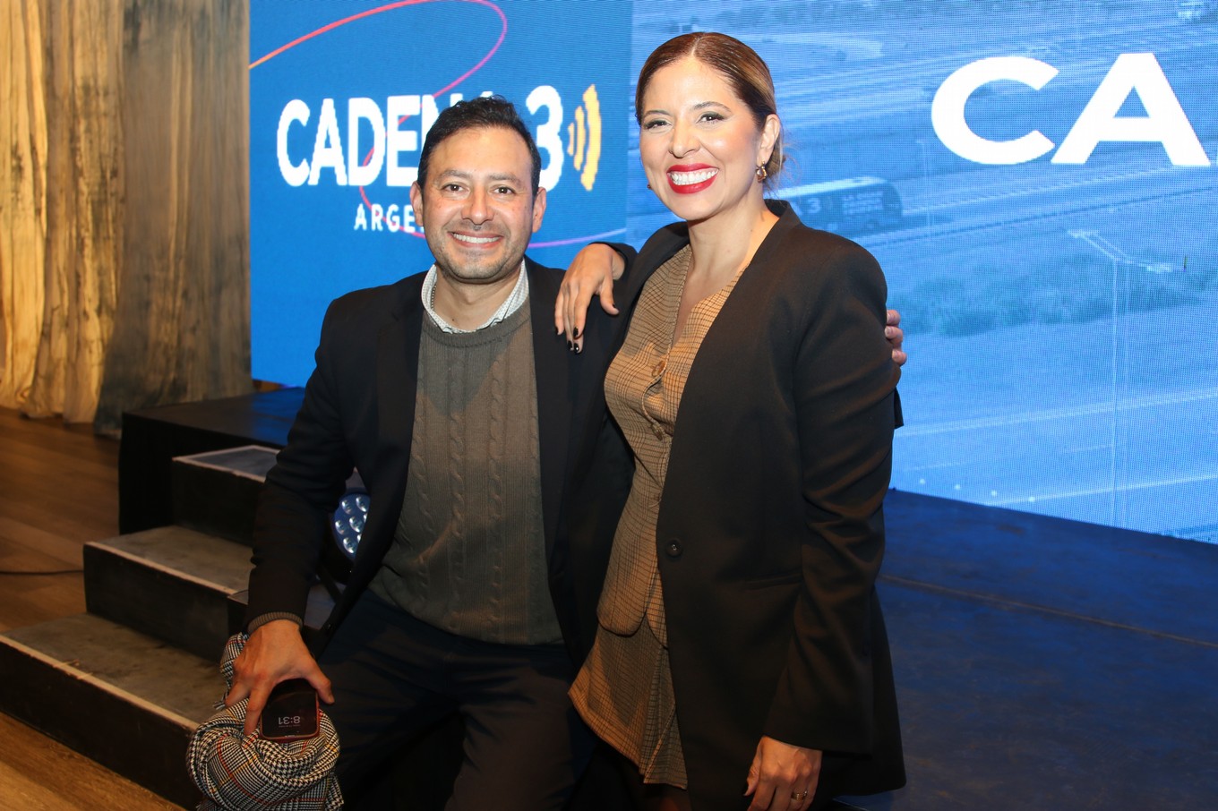 FOTO: Geo Monteagudo y Fernando Genesir (Cadena 3).