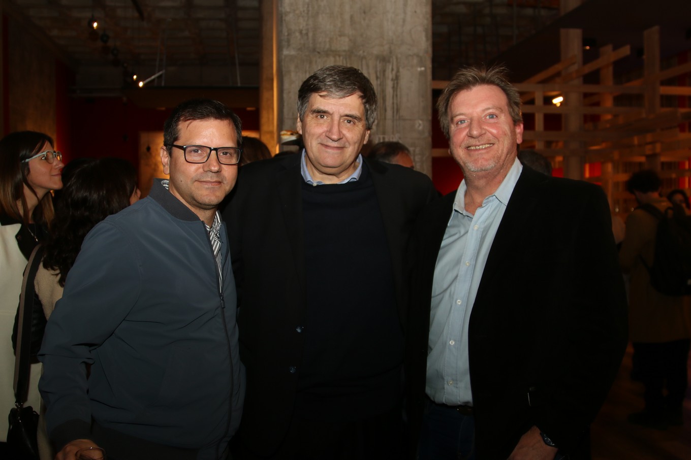 FOTO: Fernando Genesir, Hernán Majlis y Sergio Suppo.