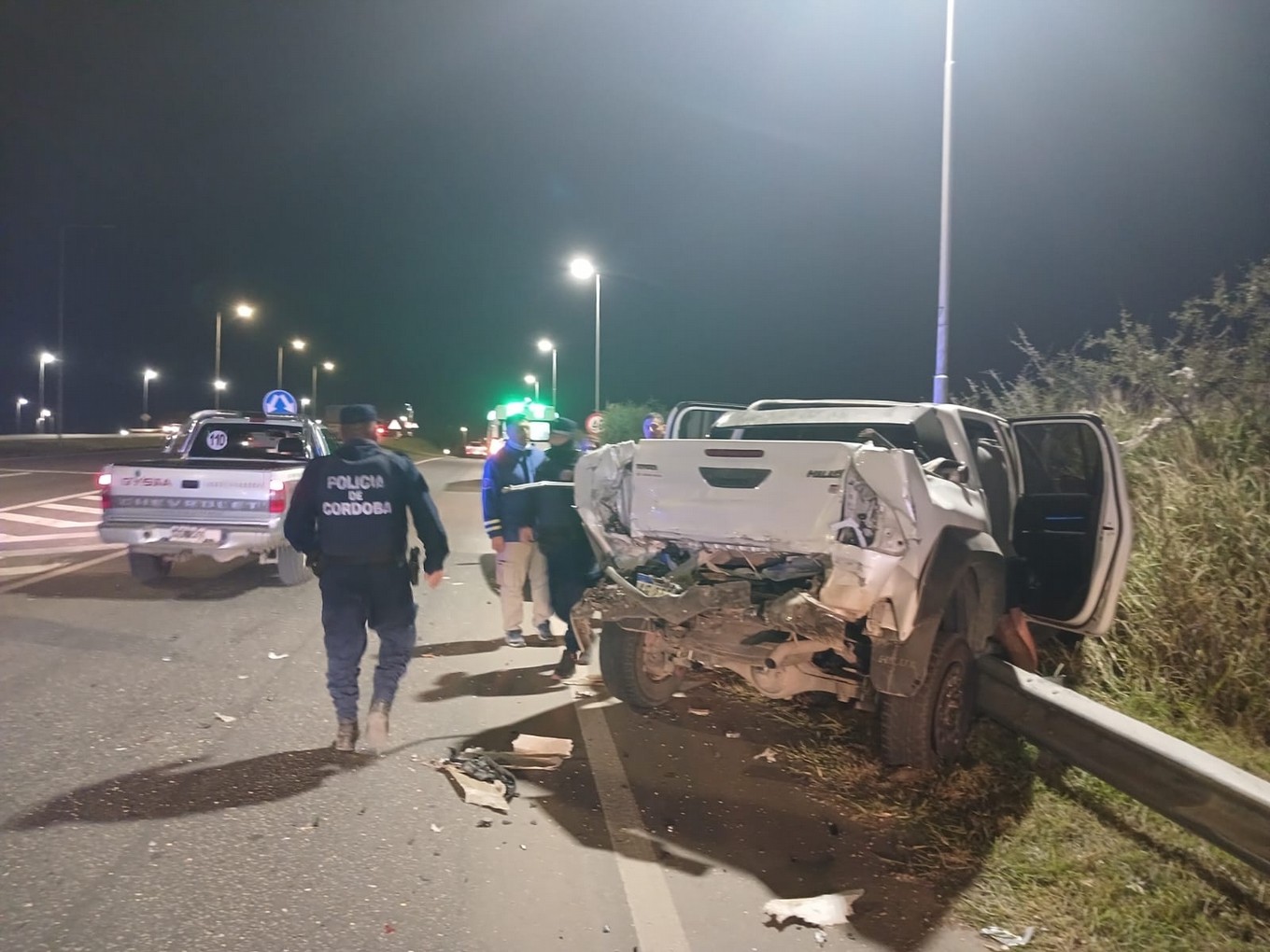 AUDIO: El jefe comunal de Rayo Cortado sufrió un accidente automovilístico en Córdoba