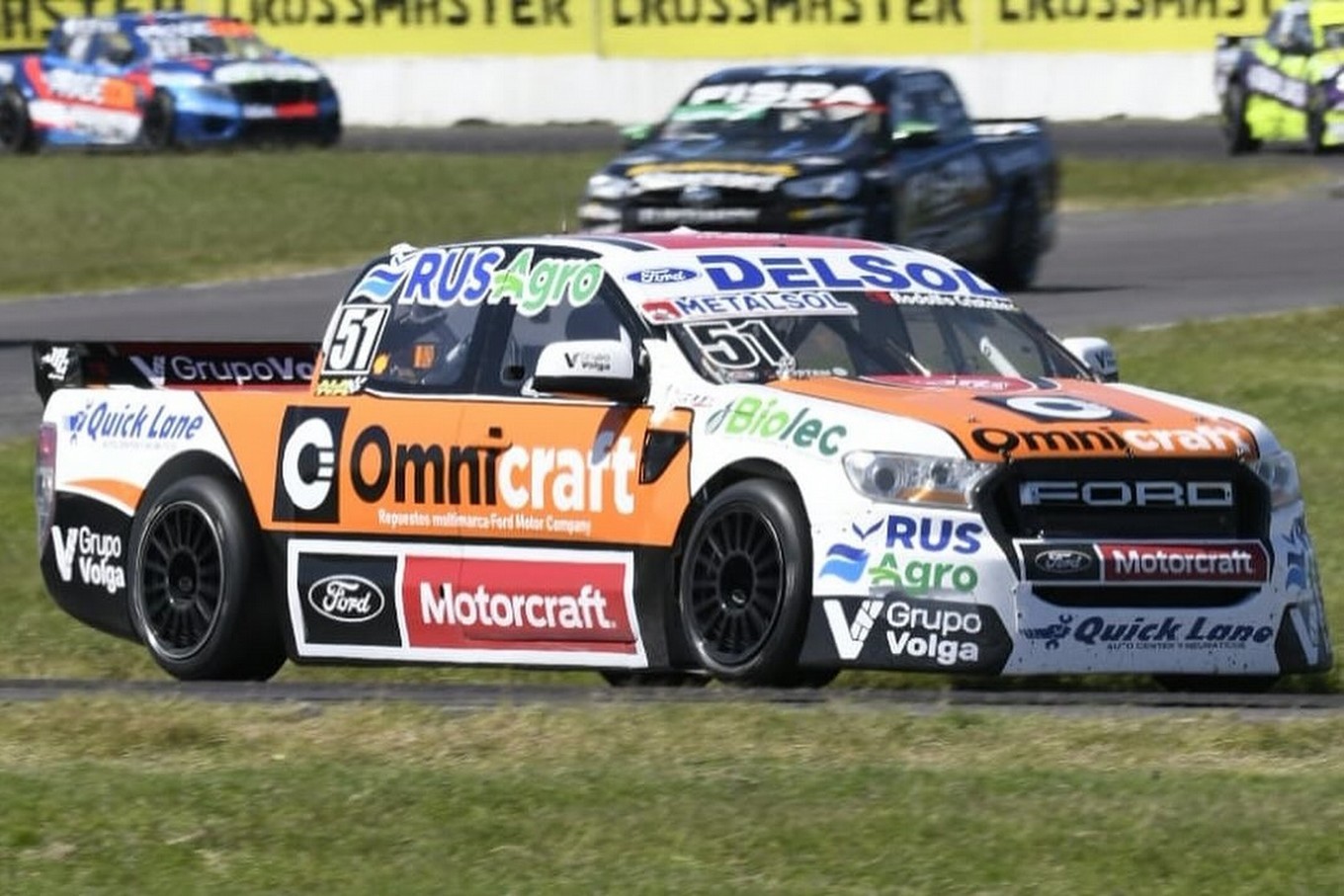 FOTO: Palazzo con Hilux tambien, tercero en La Plata.