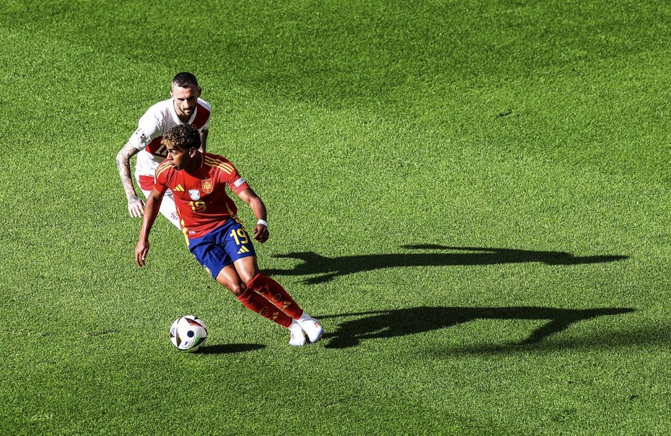 FOTO: Lamine Yamal, el español que rompió récord en la Eurocopa. Foto: Fabrizio Romano