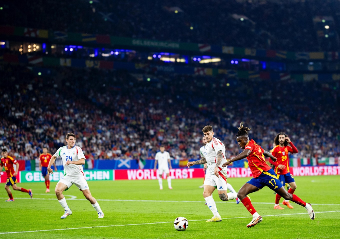 FOTO: España venció a Italia con autoridad. (Foto: @SEFutbol)