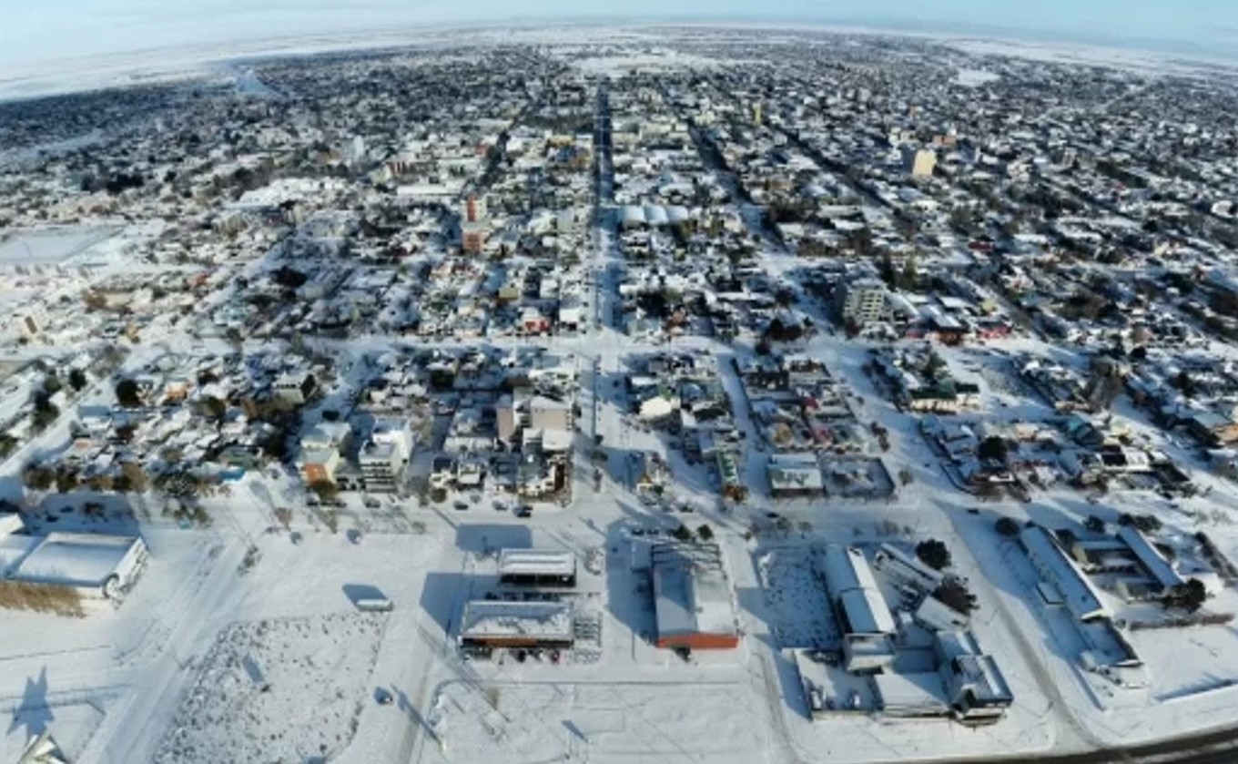 FOTO: Rige una alerta roja del SMN por frío extremo en parte de la Patagonia. Foto: ADNSur.