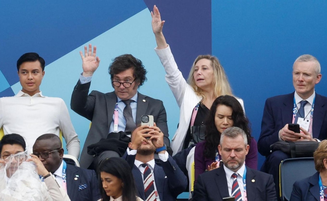 FOTO: Argentina en la apertura de los Juegos Olímpicos de París 2024 (Foto: @prensaCOA).