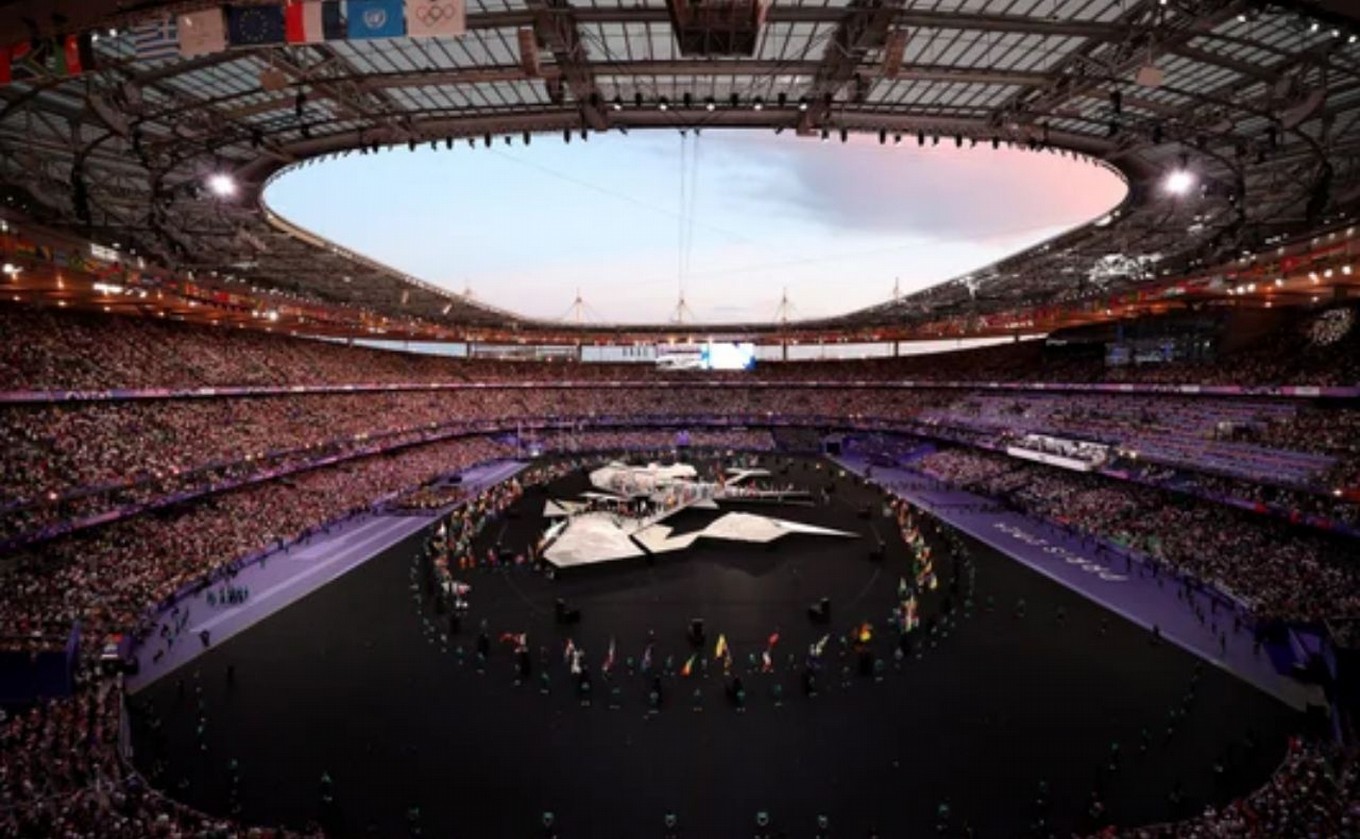FOTO: El Stade de France alberga la ceremonia de clausura. (@juegosolimpicos)