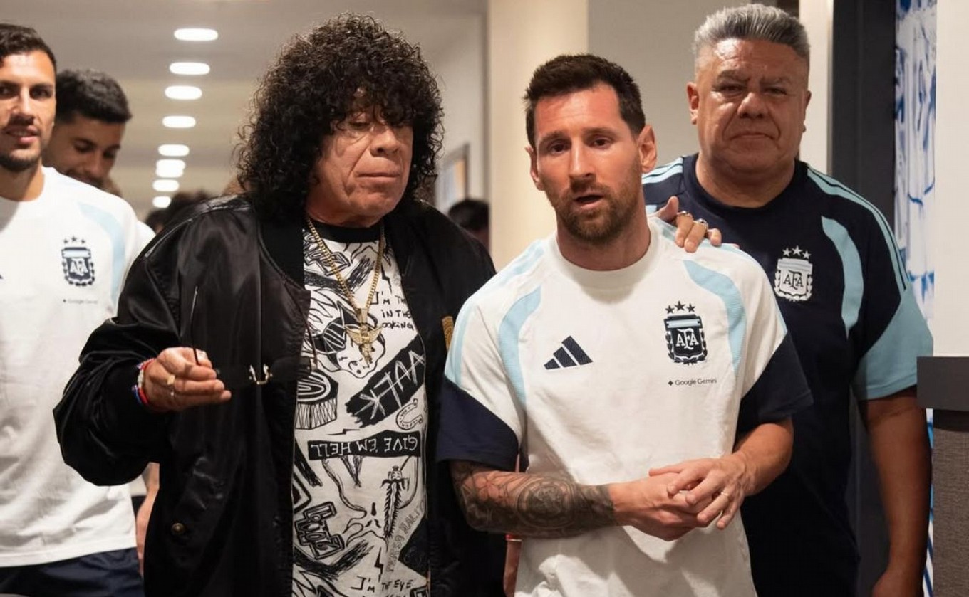 "Te quería conocer": el emotivo cara a cara entre La Mona y Messi