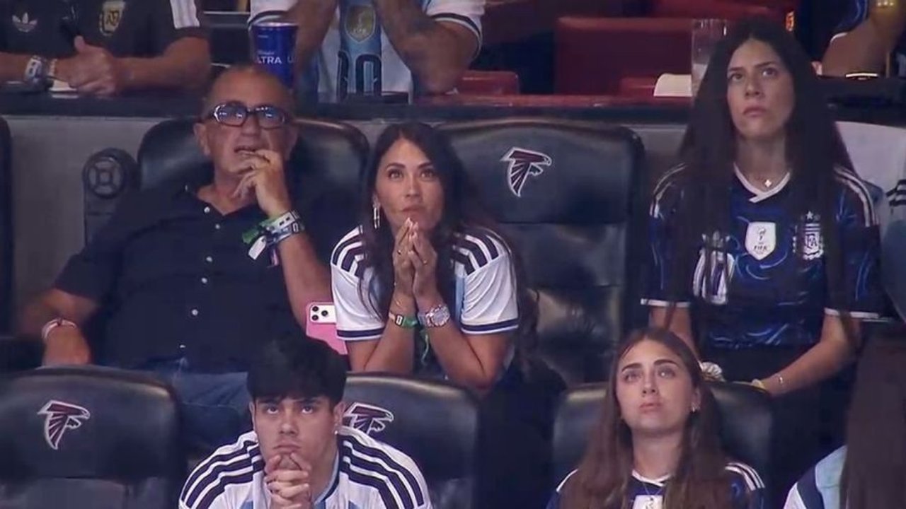María Sol Messi acompaña a la familia en el partido Argentina - Egipto