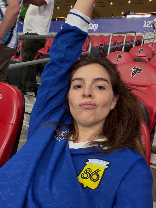 Dalma Maradona evoca a su padre Diego tras la victoria de Argentina ante Inglaterra