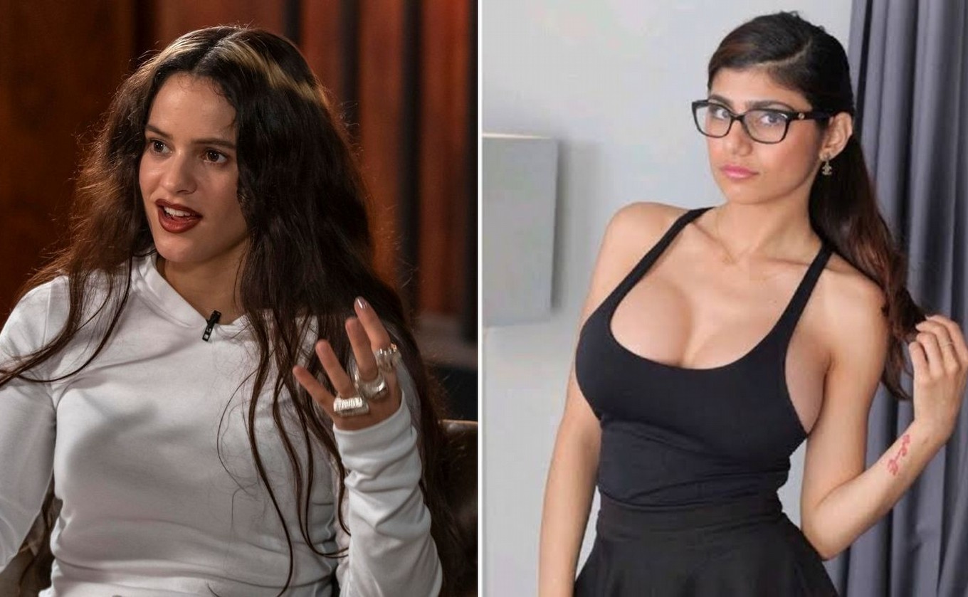 Rosalía celebró el triunfo de España con un video de Mía Khalifa y las redes se encendieron