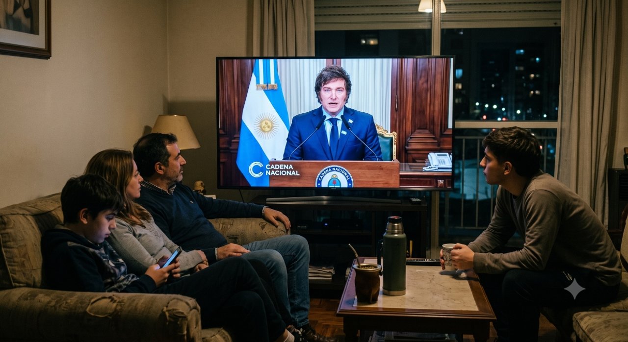 La cadena nacional de Milei: rating promedio de 24,8 y un giro inesperado en la TV paga