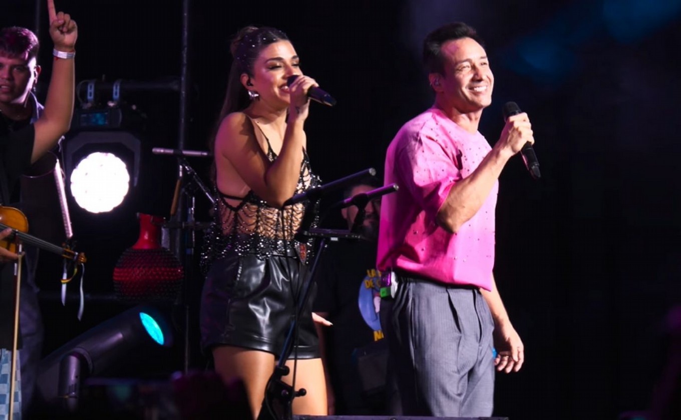 Euge Quevedo y Luciano Pereyra estrenaron "Seré" en versión cuarteto