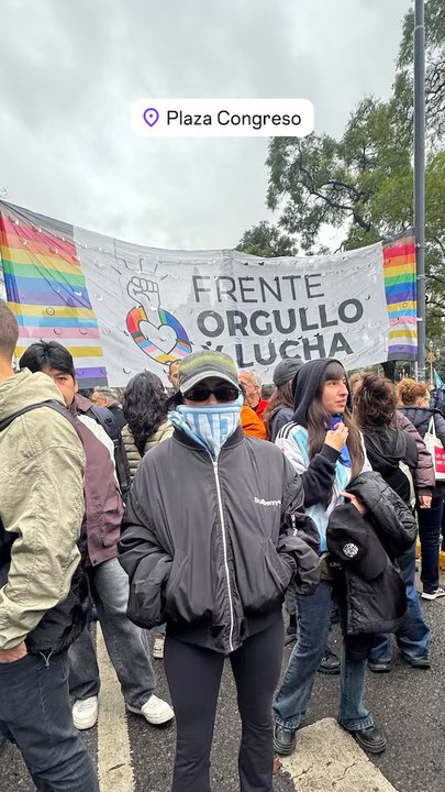Artistas argentinos se movilizan contra la Ley de Propiedad Privada frente al Congreso