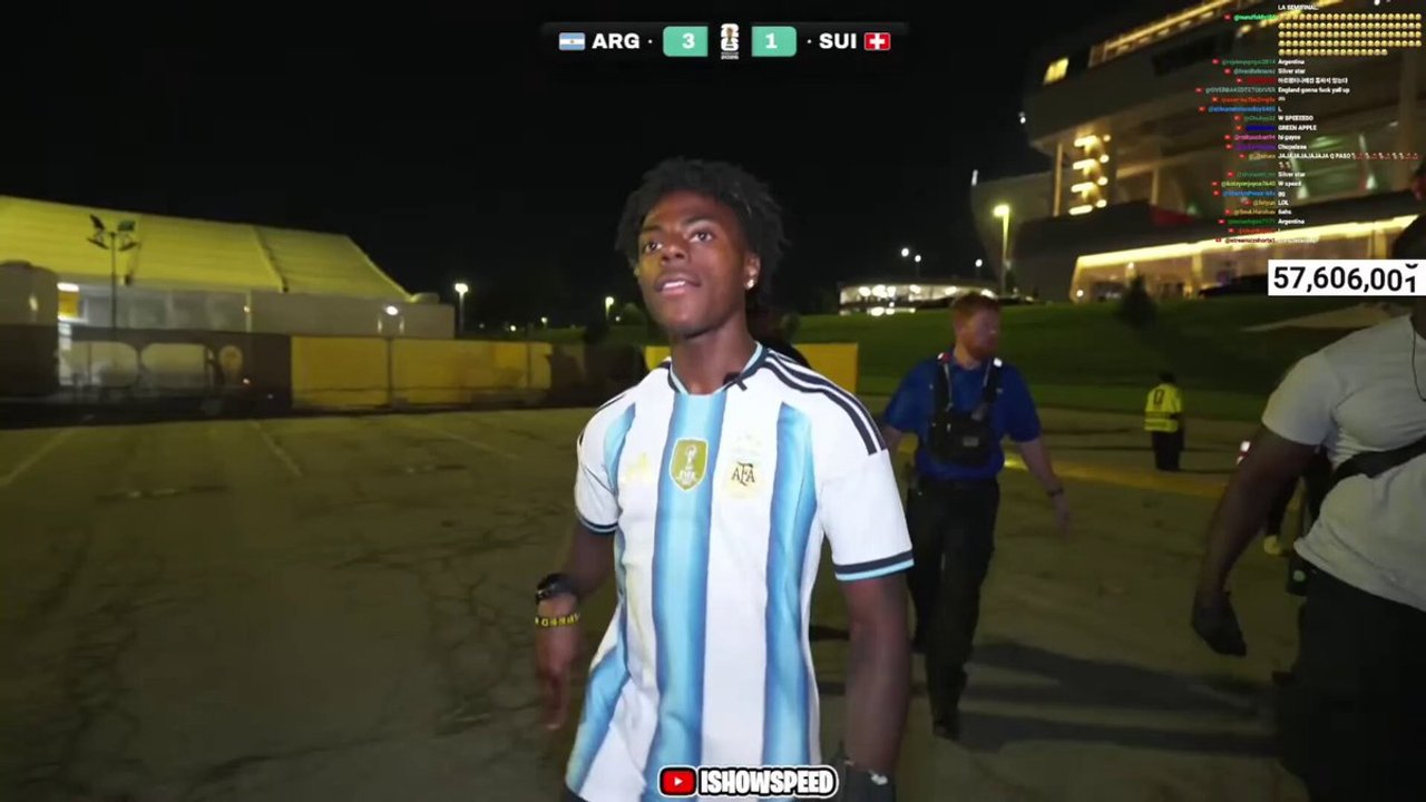 Speed recibió la noticia de la muerte del padre de Messi durante una transmisión en vivo