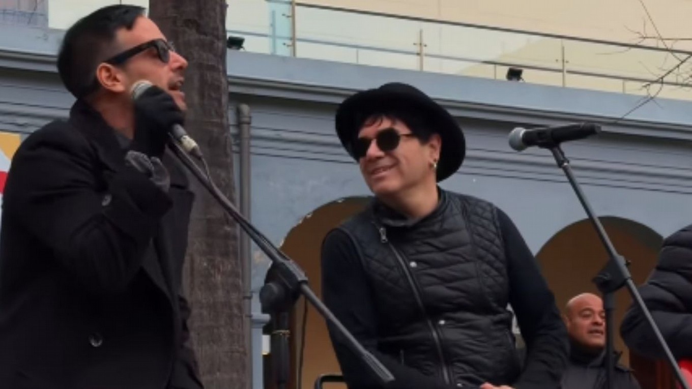 Dani Guardia se sumó al homenaje a Cerati en el Buen Pastor