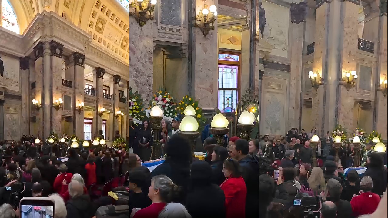 Despedida a Rubén Rada: un velorio lleno de música y recuerdos en el Palacio Legislativo
