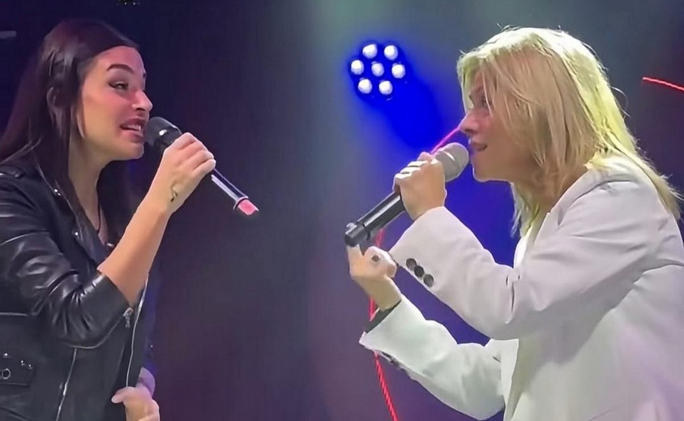 Marcela Morelo y Euge Quevedo cantaron juntas "Tormento de amor" en Córdoba