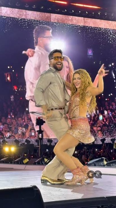 Shakira y Maluma brillaron juntos en Madrid interpretando su nueva canción "Agua"