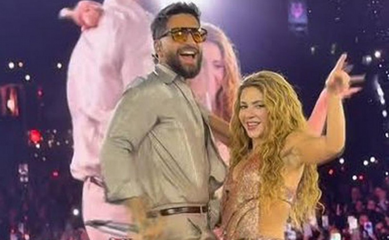 Shakira y Maluma brillaron en Madrid con su nueva canción "Agua" durante la gira europea